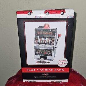 Coin Machine Bank NEW IN BOX Las Vegas Style